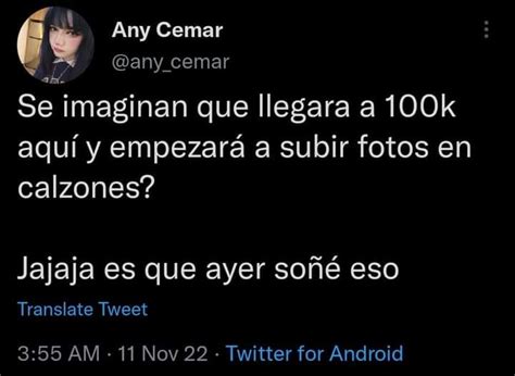 Amongus On Twitter Me Pregunto Si Any Cemar Se Empolvara El Co Para