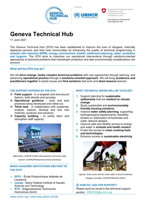 Geneva Technical Hub World Reliefweb