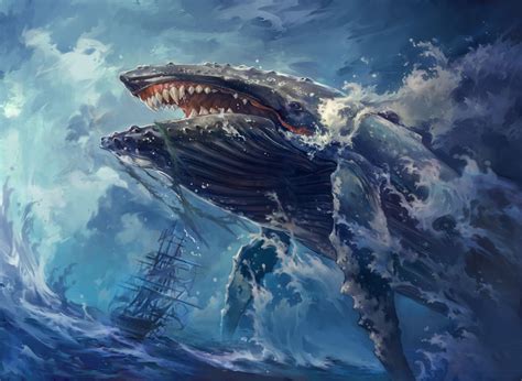 Colossal Whale Magic The Gathering Concept Art House On ArtStation