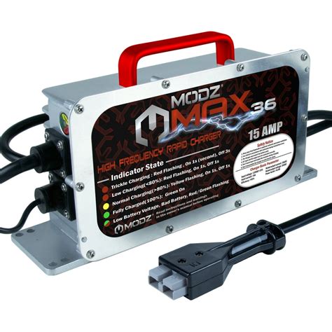 Modz Max36 15 Amp Ezgo Marathon Battery Charger For 36 Volt Golf Carts