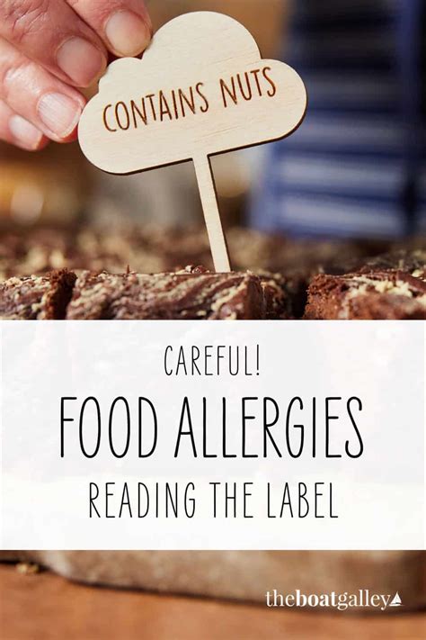 🎧Food Labels & Allergens - What to Know - The Boat Galley