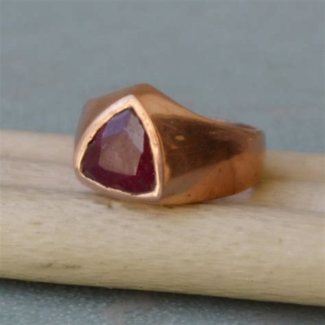 Raw Ruby Ring - Etsy