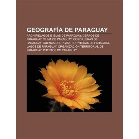 Libro Geograf A De Paraguay Archipi Lagos E Islas De Paraguay Cerros