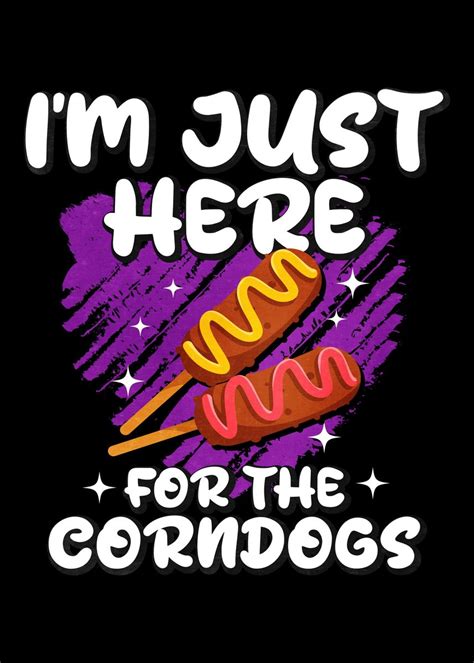 Corndog Corn Dog Poster Picture Metal Print Paint By Hexor Displate