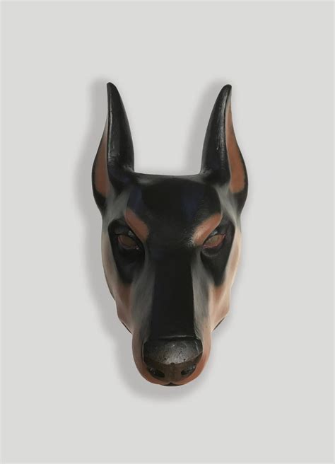 Doberman Head Sculpture Life-size Ceramic Wall-art / MADE-TO-ORDER - Etsy