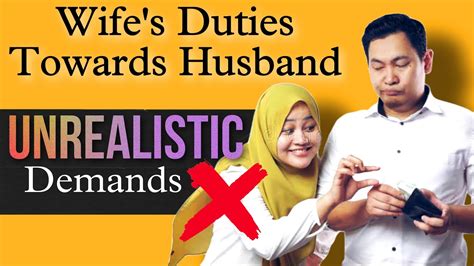 4 DONT DEMAND His Islamic Right What Are The Rights Of Husband On