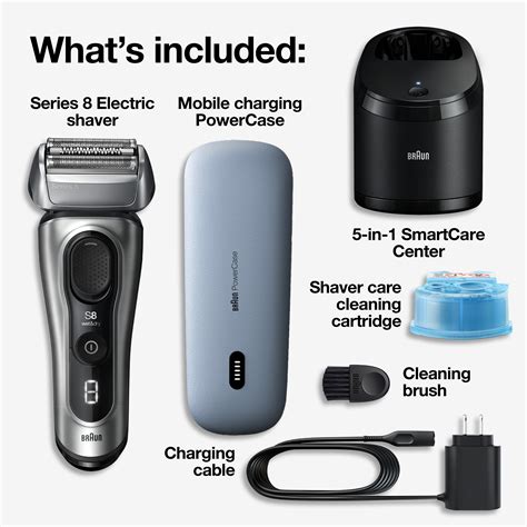 Braun Series 8 Electric Shaver With 5 In 1 Smartcare Center Galvano