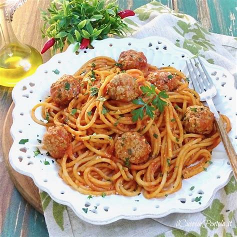 Pasta Con Le Polpette La Ricetta Degli Spaghetti With Meatballs