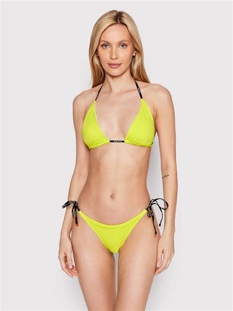 Hugo Bas De Bikini Side Tie Pure 50470222 Jaune Modivo Fr