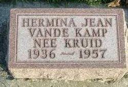 Hermina Jean Mina Kruid Vande Kamp 1936 1957 Mémorial Find a Grave