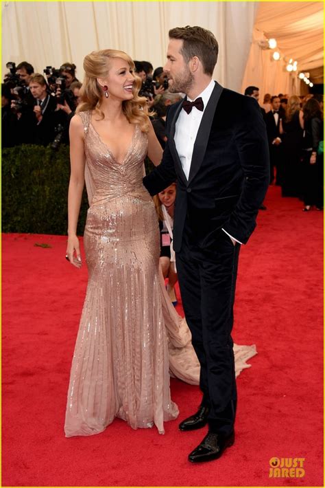 Blake Lively Ryan Reynolds Are Gucci Perfect At Met Gala 2014 Photo