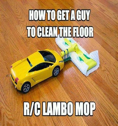 How To Get A Guy To Clean Floor Funny Pictures Funny