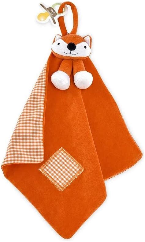 Naninha Plush Prendedor Chupeta Raposa Fubá Zip Toys Cia Bebê