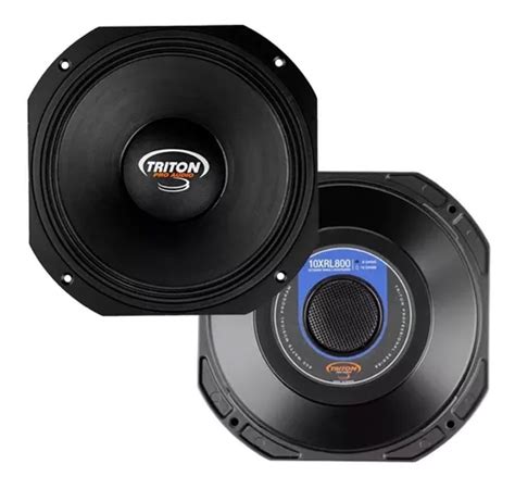 Kit Alto Falantes Woofer Triton 10 Polegadas 400w Rms 8 Omhs