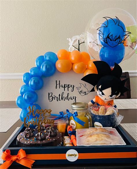 Goku Surprise Breakfast Diy Birthday Gifts For Friends Diy Birthday