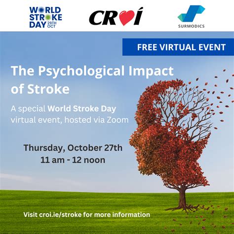 Join Croí For A Special World Stroke Day Virtual Event The