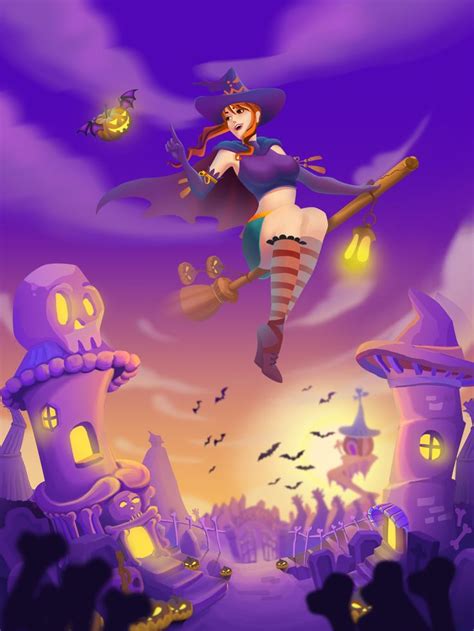 Pin By Estrella Huino On Halloween In 2024 Anime Witch Halloween