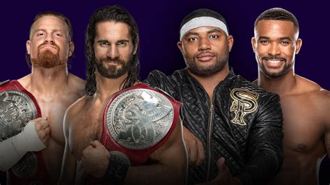 Raw Tag Team Champions Seth Rollins Murphy Vs The Street Profits WWE