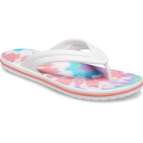 Crocs Papucs szandál Crocband Tie Dye Flip W női iconic hu