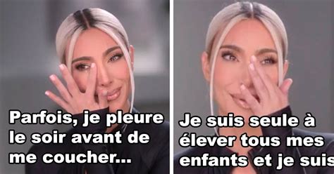 Kim Kardashian Avoue Qu Elle Pleure Parfois Le Soir Car Elle Doit