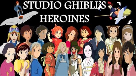 Studio Ghibli Female Characters