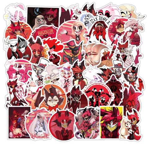 Hot Cartoon Stickers Hazbin Hotel Stickers Lazada Ph