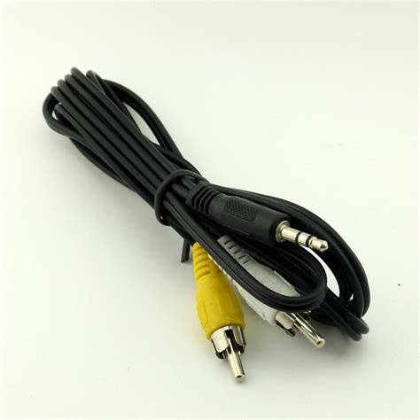 Pieza Mm Est Reo Macho A X Rca Audio Y V Deo Cable Conector Macho