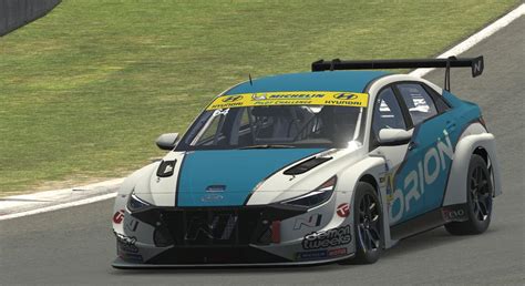 Orion Simspeed Motorsports Hyundai Elantra N Tc Team Livery By