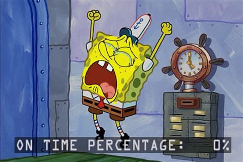 Spongebob Is Very Late For Work by happaxgamma on DeviantArt