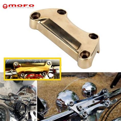 Brass Gorilla Grabber 1 Handlebar Top Clamp For Harley Touring Models