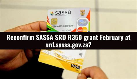 Reconfirm Sassa Srd R Grant February At Srd Sassa Gov Za Sassa