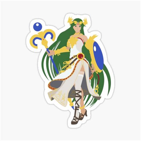 Palutena Default Sticker For Sale By Royal Blue Redbubble