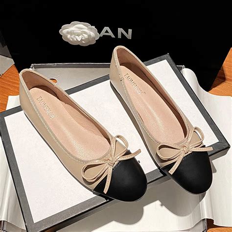 Elegante Rodada Toe Bowtie Flats Para Mulheres Sapatos De Cores