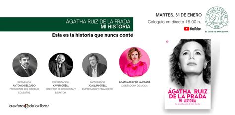 Ágatha Ruiz de la Prada presenta su libro Mi historia en un coloquio