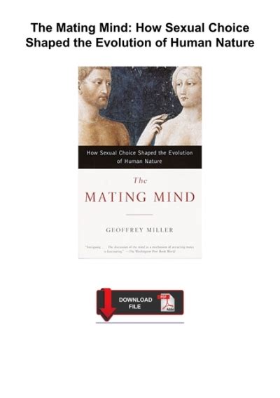 Pdf⚡️ Read ️online The Mating Mind How Sexual Choice Shaped The