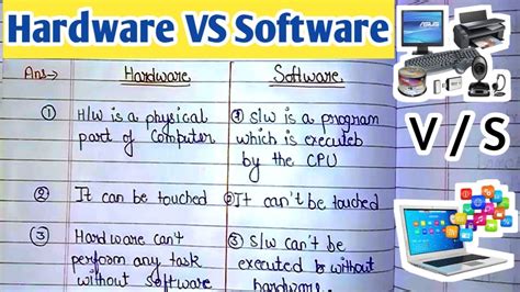 Difference Between Hardware And Software Hardware Vs Software