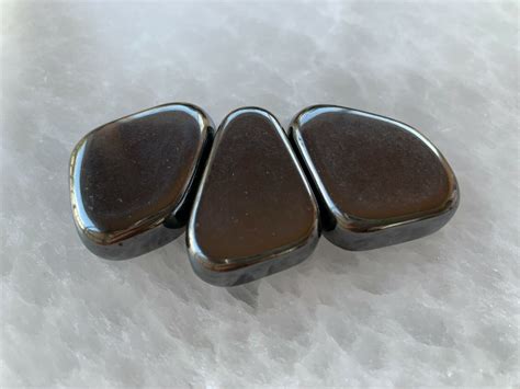 Magnetic Hematite Stones Tumbled Magnetic Hematite Hematite Worry