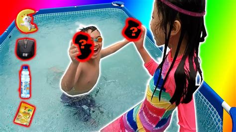 Mistery Challenge Di Kolam Renang Berebut Mencari Benda Aneh Winner