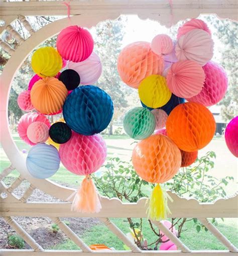 Honeycomb Balls Colors Round Tissue Paper Honeycomb Etsy