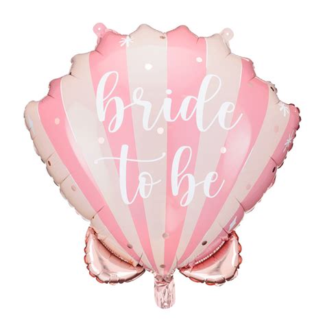 Globo De Concha Con Bride To Be De 52 X 50 Cm PartyDeco Por 2 75