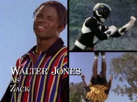 Walter Jones As Zack Opening Mmpr Season 2