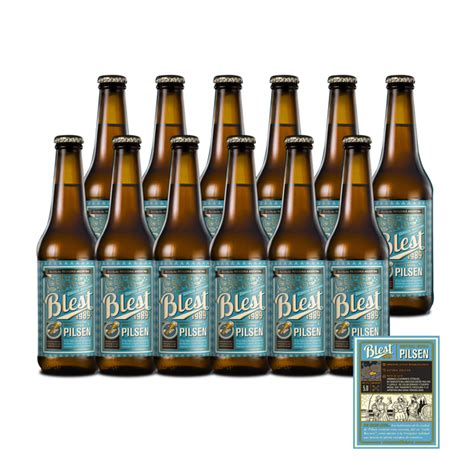 CERVEZA ARTESANAL PILSEN PACK X12 UNIDADES X 355 CC BLEST