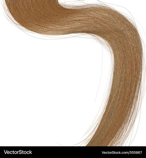 Long hair Royalty Free Vector Image - VectorStock