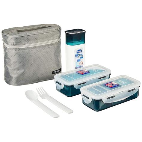 Locknlock Kotak Tempat Makan Lunch Box Set Lengkap Botol Air Minum