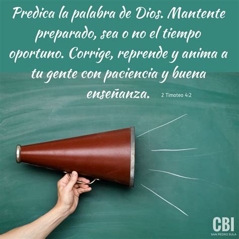 Predica La Palabra De Dios Mantente Preparado En Tiempo Y Fuera De