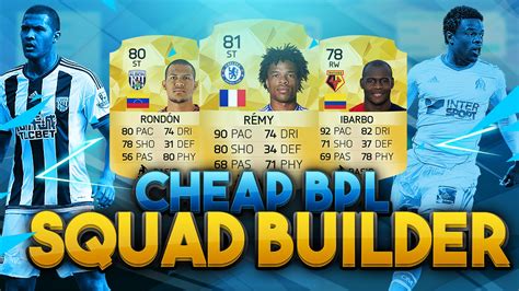 Fifa Ultimate Team Bpl Squad Builder K Cheap Overpowered Squad