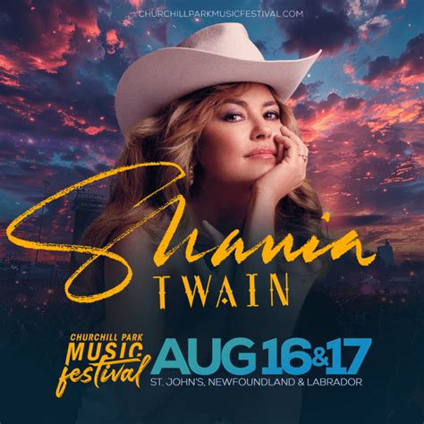 Churchill Park Music Festival Announces Shania Twain As Headliner