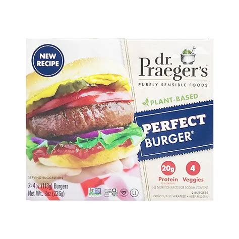 Dr Praegers Meatless Perfect Burger At Whole Foods Market