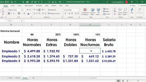 Formula Para Calcular Sueldo Base En Excel Design Talk