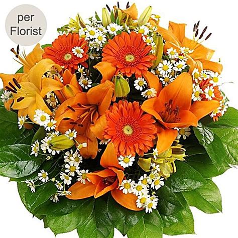 Orange Flower Bouquet Austria T Orange Flower Bouquet Fnp